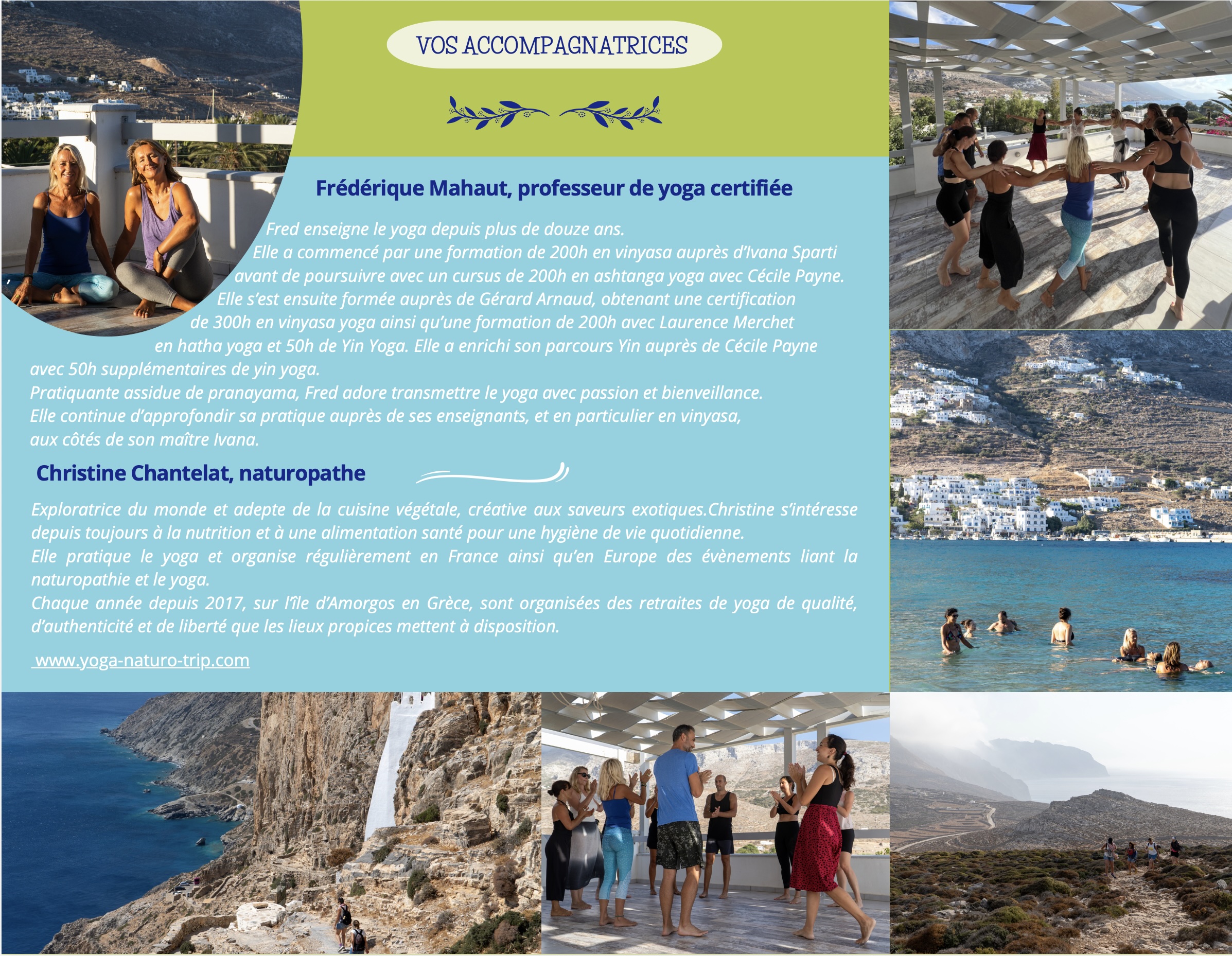 Stage Yoga et Vitalité23-29 Août 2026-Amorgos, Grèce 