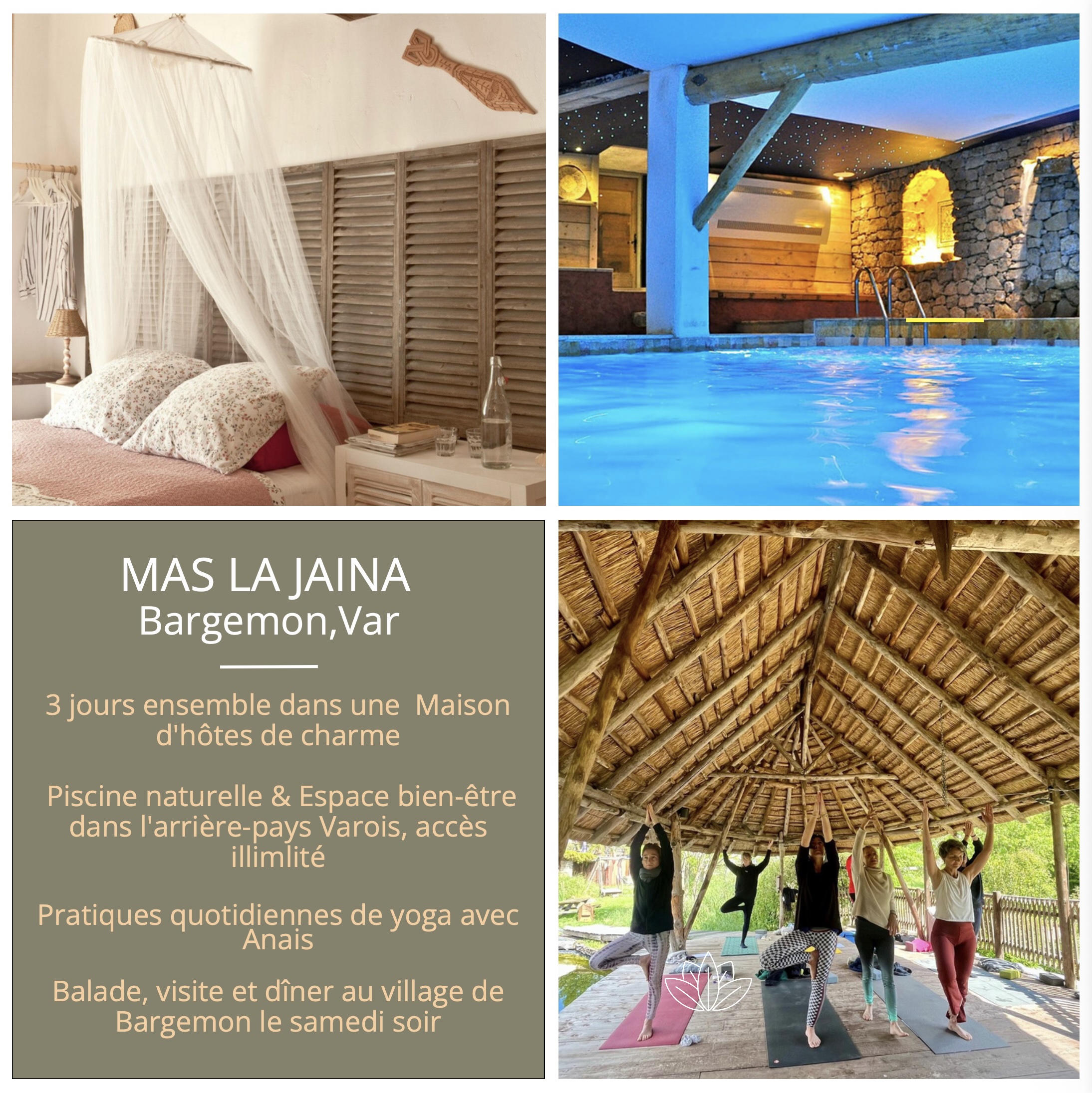 Week end yoga et bien-être - Novembre 2026 - Provence