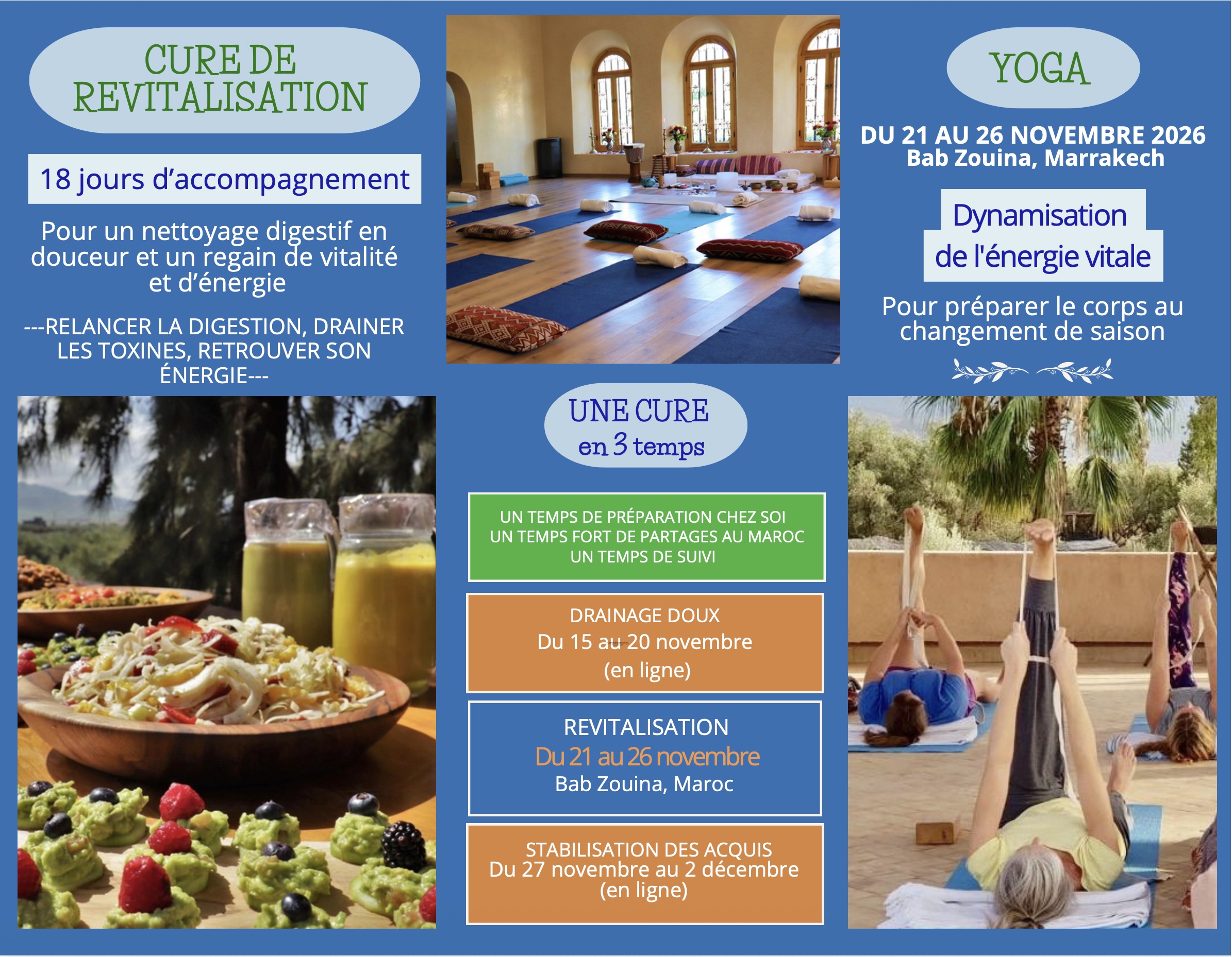 stage Yoga et revitalisation - Novembre 2026 - Maroc