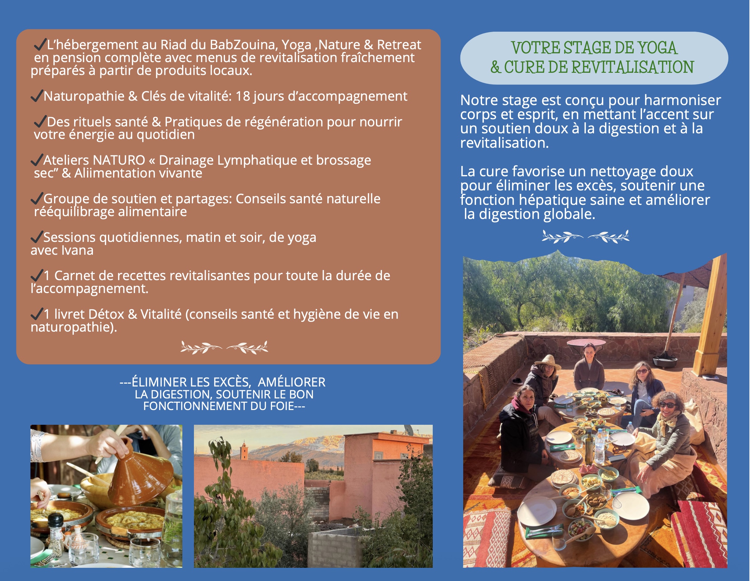 stage Yoga et revitalisation - Novembre 2026 - Maroc